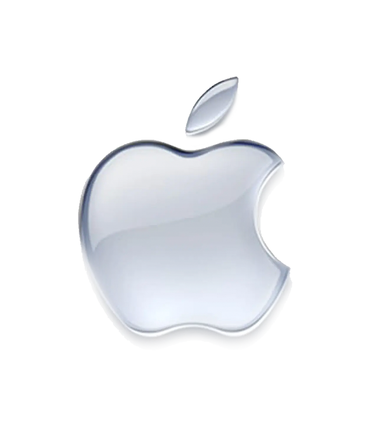 Apple silver logo
